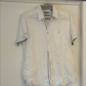 Ted Baker White Casual Button Down Shirt
